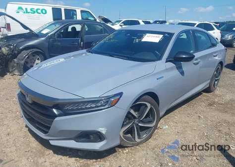 2022 Honda Accord Hybrid Sport from USA, damaged, VIN 1HGCV3F25NA000877